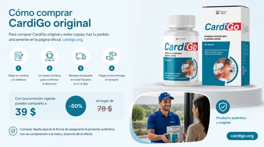 Cómo comprar CardiGo original