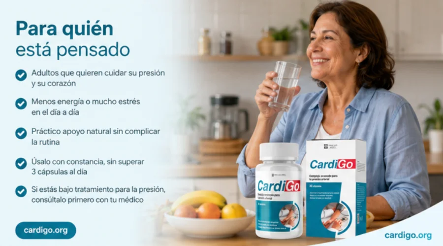 CardiGo — para quién están pensadas las cápsulas